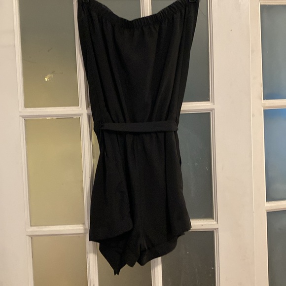 Express Black Strapless Romper - Picture 4 of 4